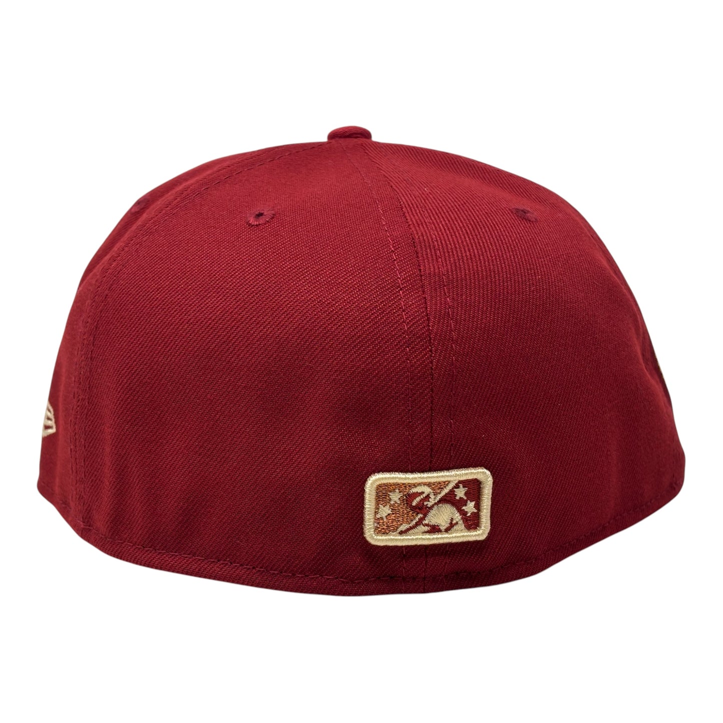 Kinston Indians Carolina League Minor League 59Fifty New Era Fitted Hat-Brick Red