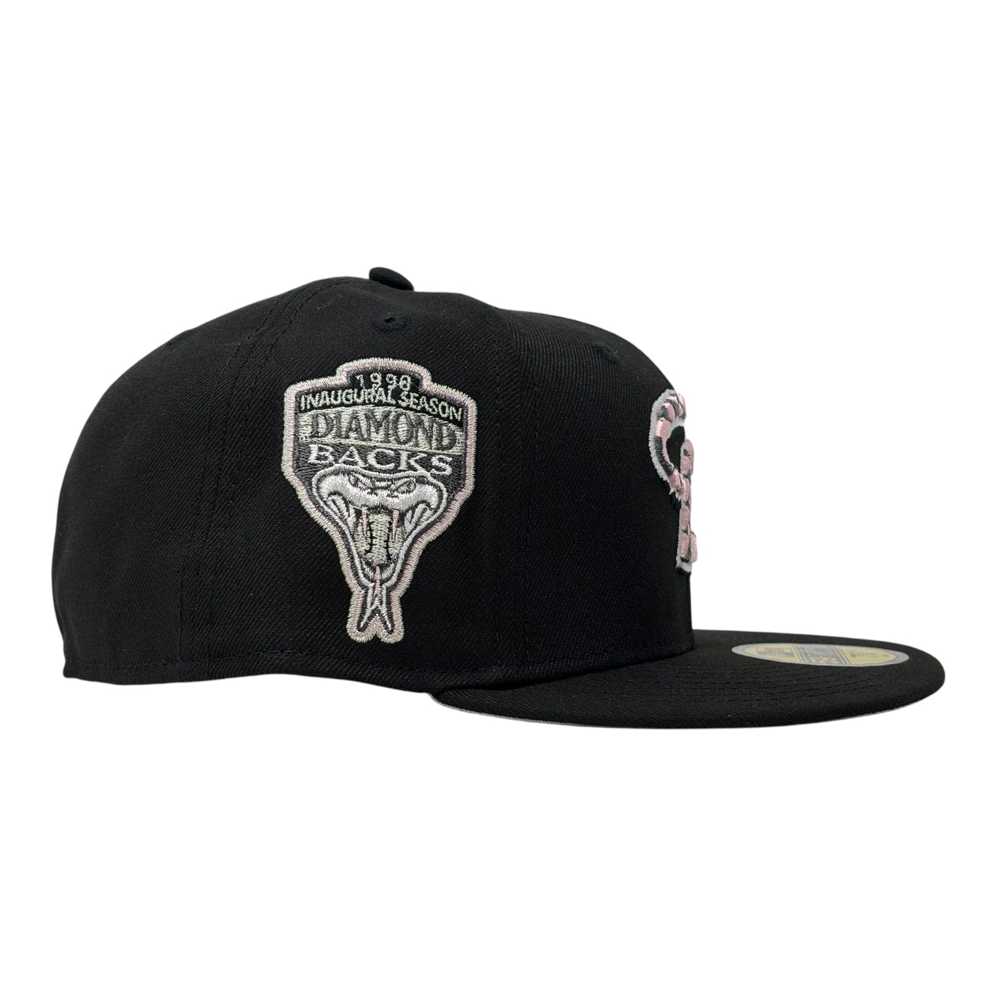 Arizona Diamondbacks 1998 Inaugural Season 59Fifty New Era Fitted Hat-Black Pink
