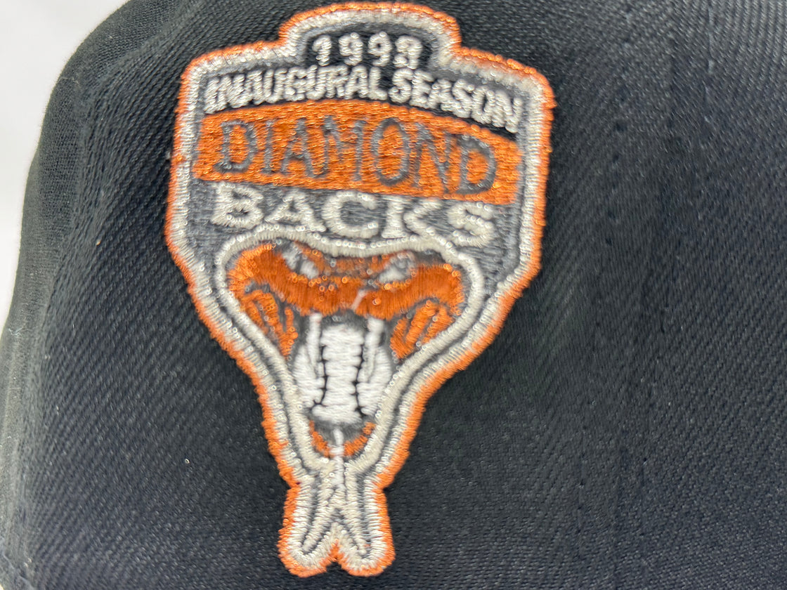Arizona Diamondbacks 1998 Inaugural Season Fitted Hats-Black Storm Gray