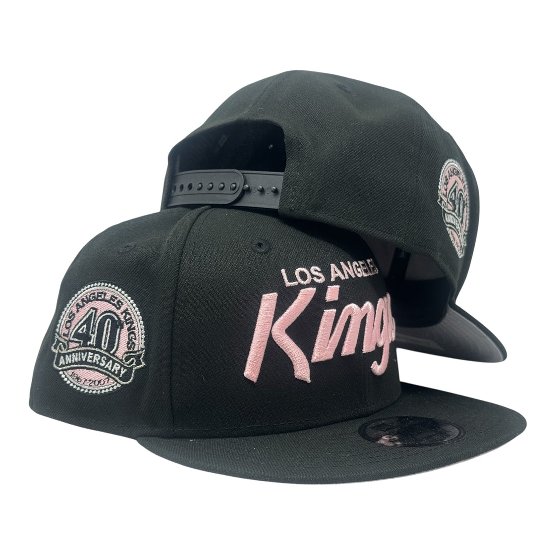 Los Angeles Kings 40th Anniversary New Era 9Fifty Snapback-Black Pink