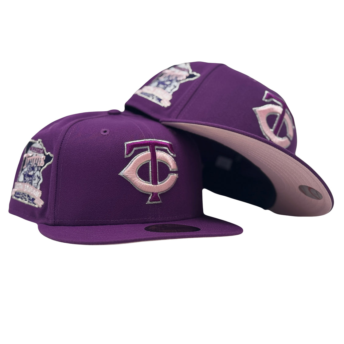 Minnesota Twins 40th Anniversary Sparkling Grape Fitted Hat