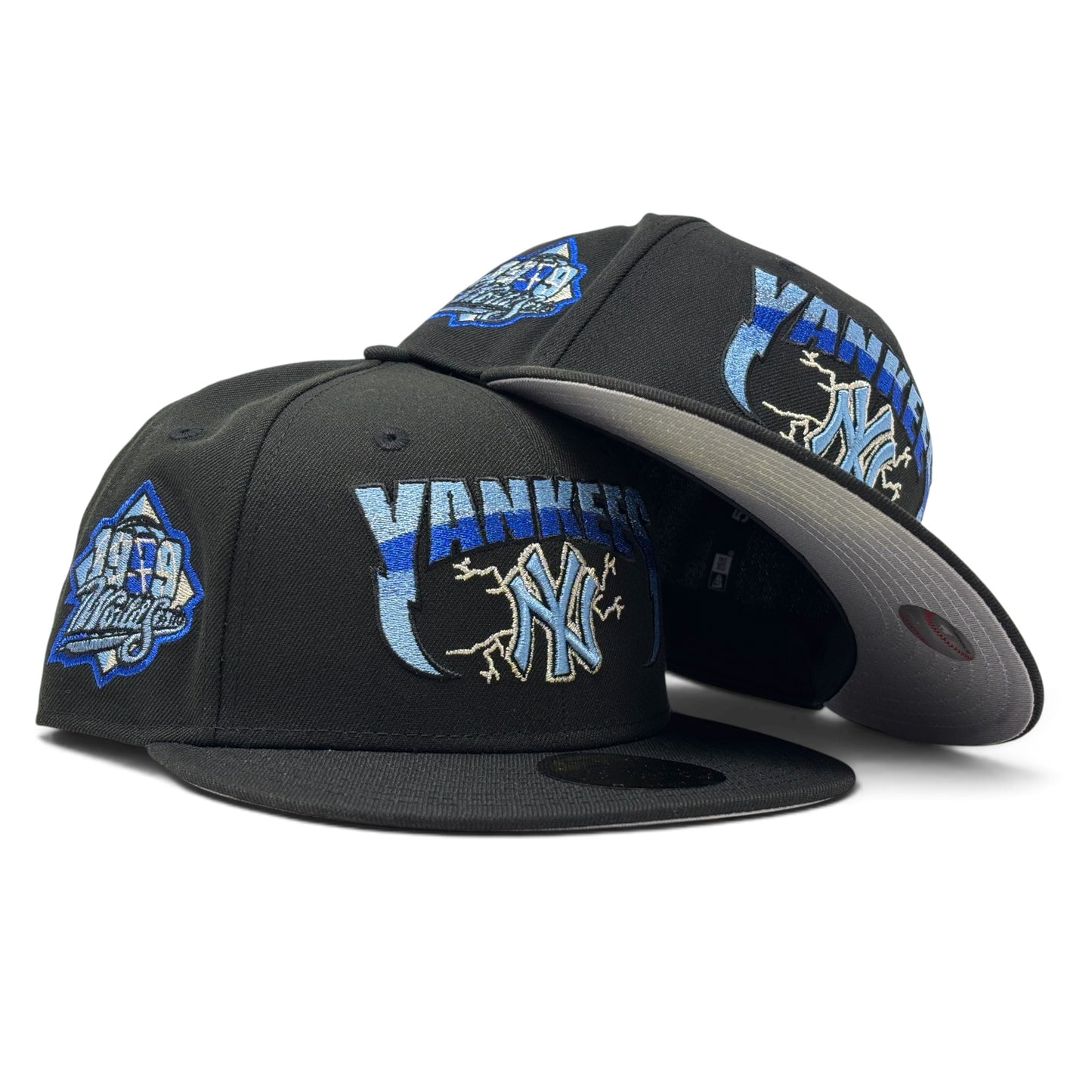 New York Yankees 1999 World Series "Metallica Pack" Logo Fitted-black