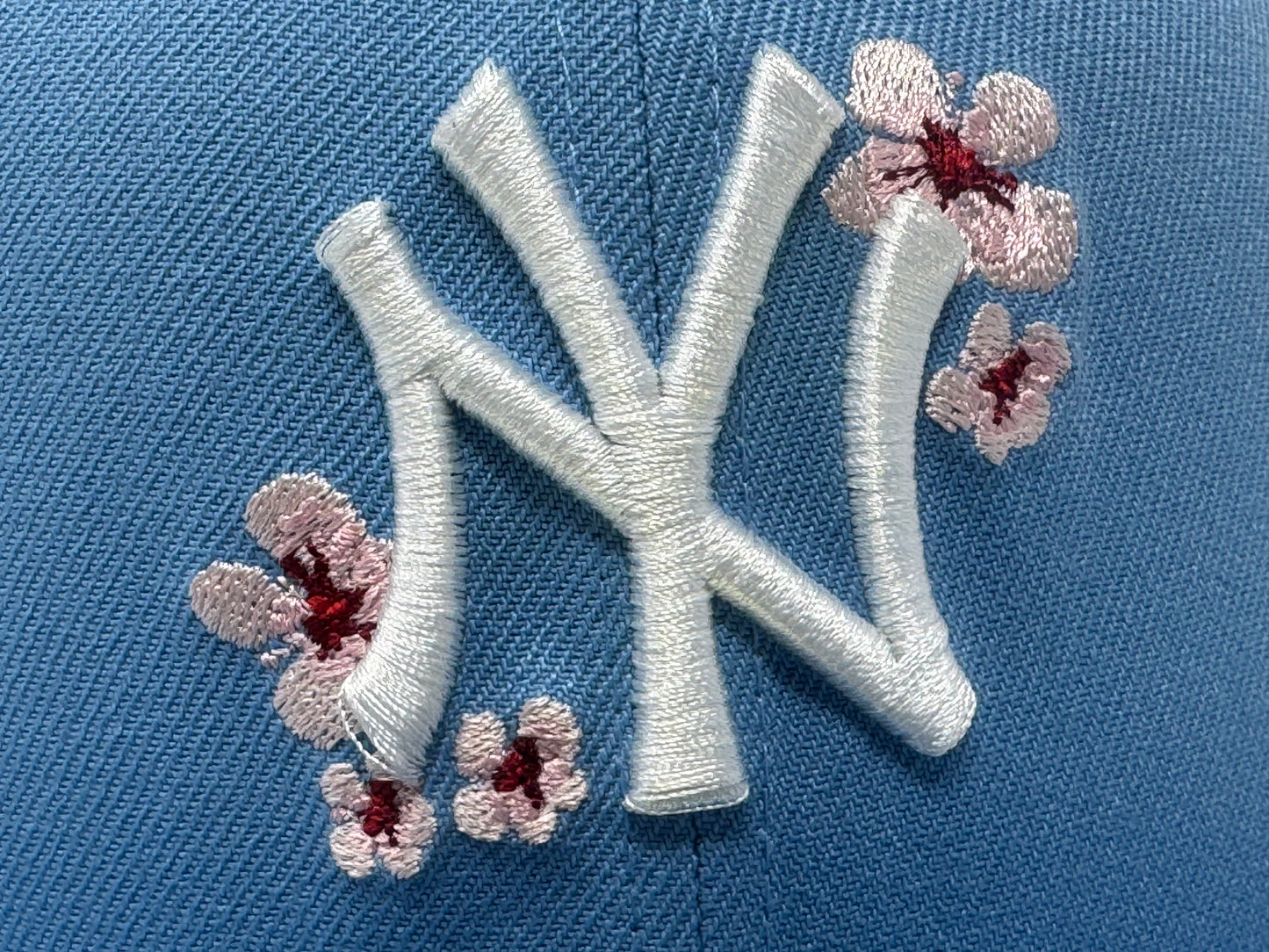 New York Yankees "Cherry Blossom Pack" Fitted Hat-Sky Blue