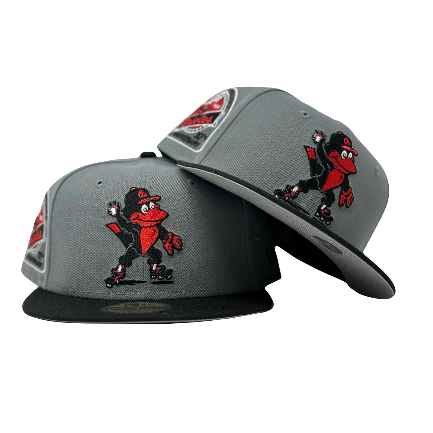Baltimore Orioles 30th Anniversary Mascot logo 59Fifty New Era Fitted Hat