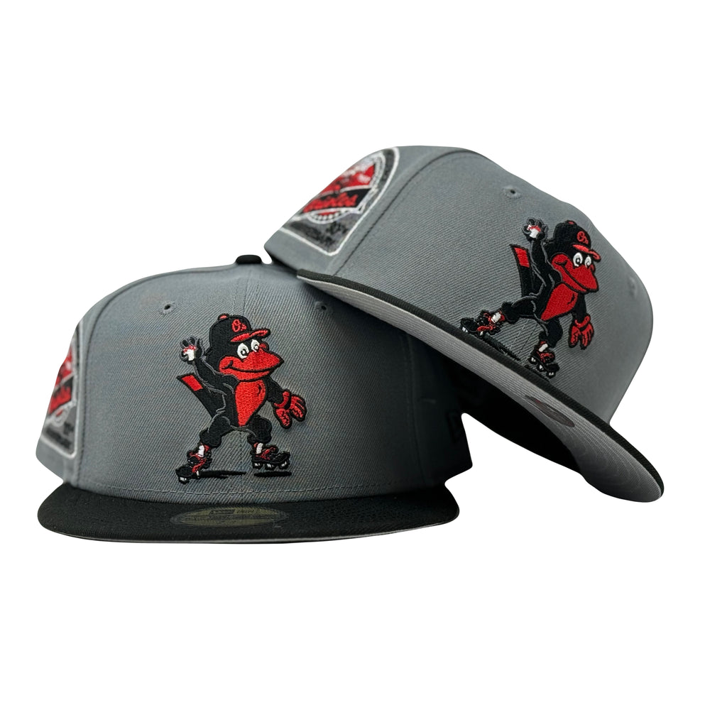 Baltimore Orioles 30th Anniversary Mascot logo 59Fifty New Era Fitted Hat