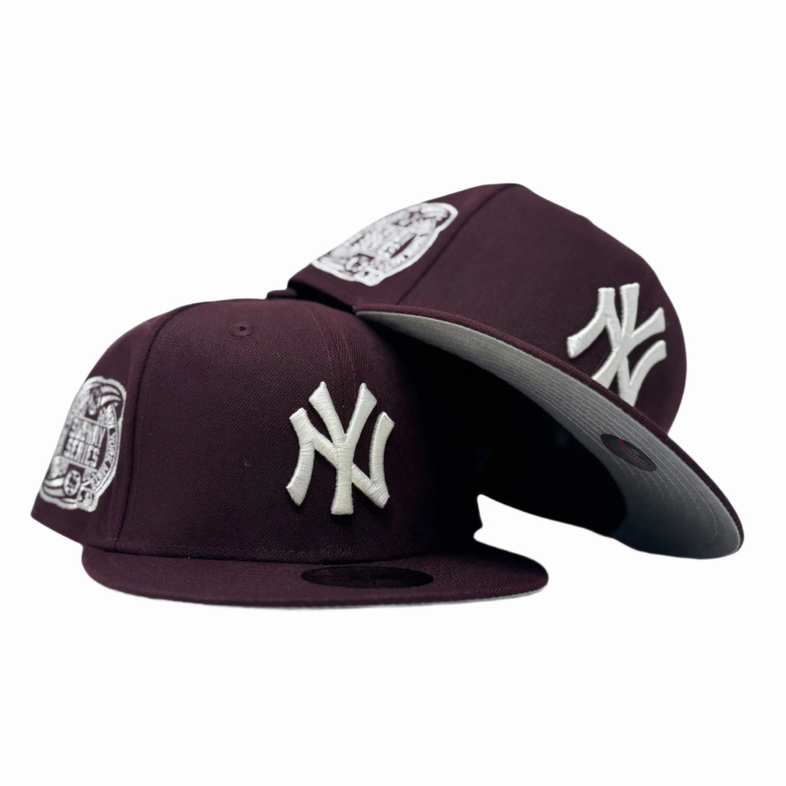 New York Yankees Subway Series Maroon New Era Fitted Hats
