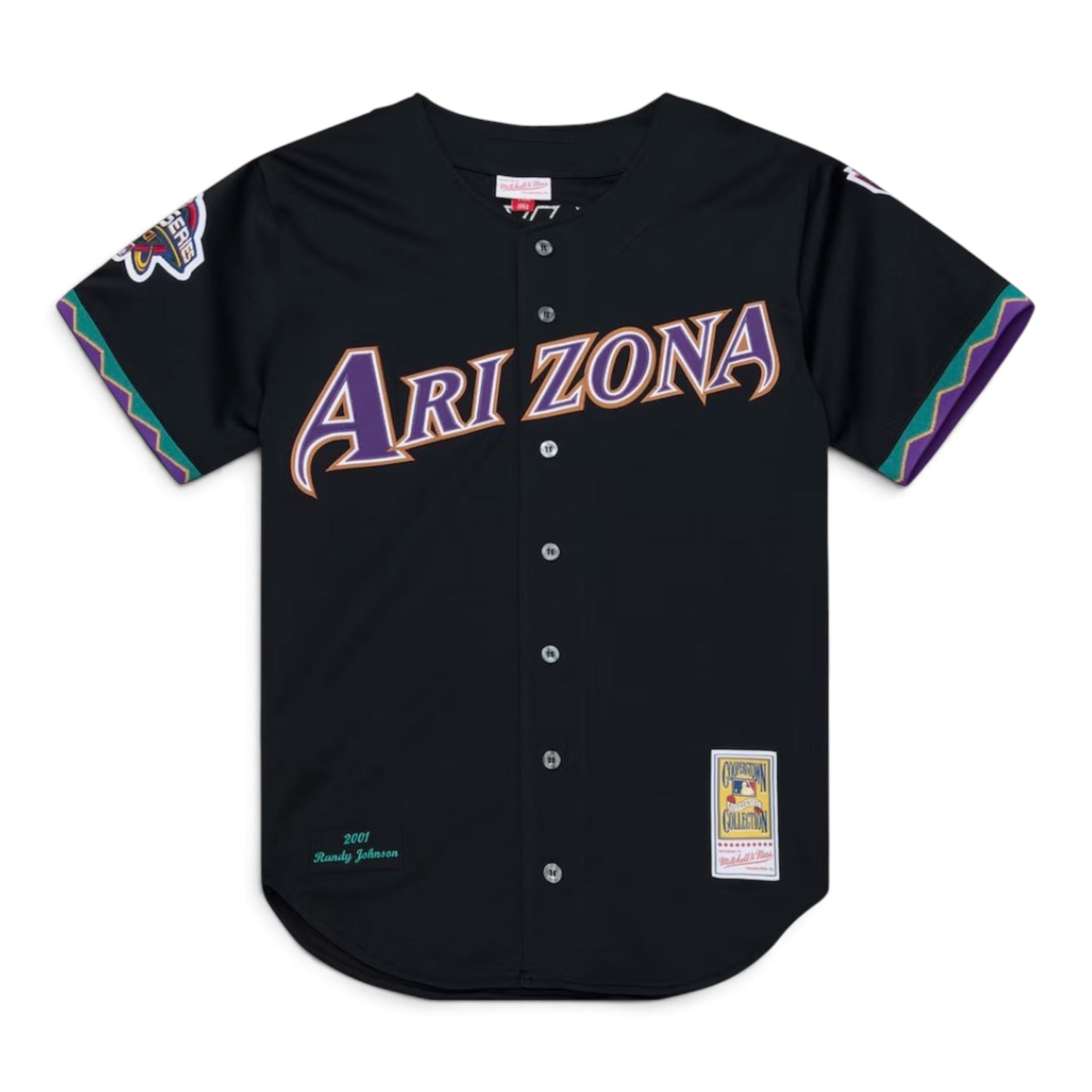 Randy Johnson Arizona Diamondbacks 2001 Black Authentic Jersey