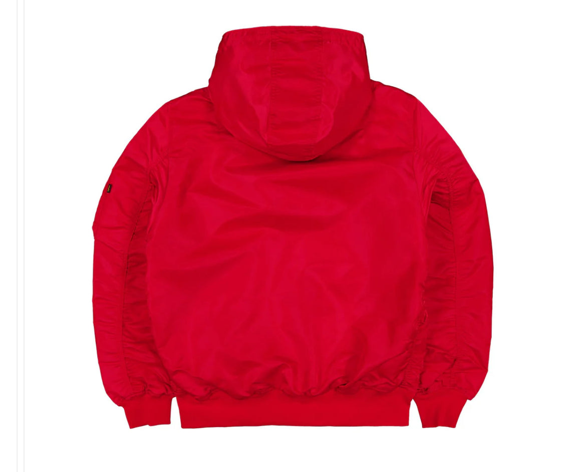 Alpha San Fransisco 49 ers Hooded Bomber Jacket