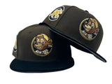 Chicago Cubs "BEAR LOGO" Velvet Visor New Era Fitted Hat
