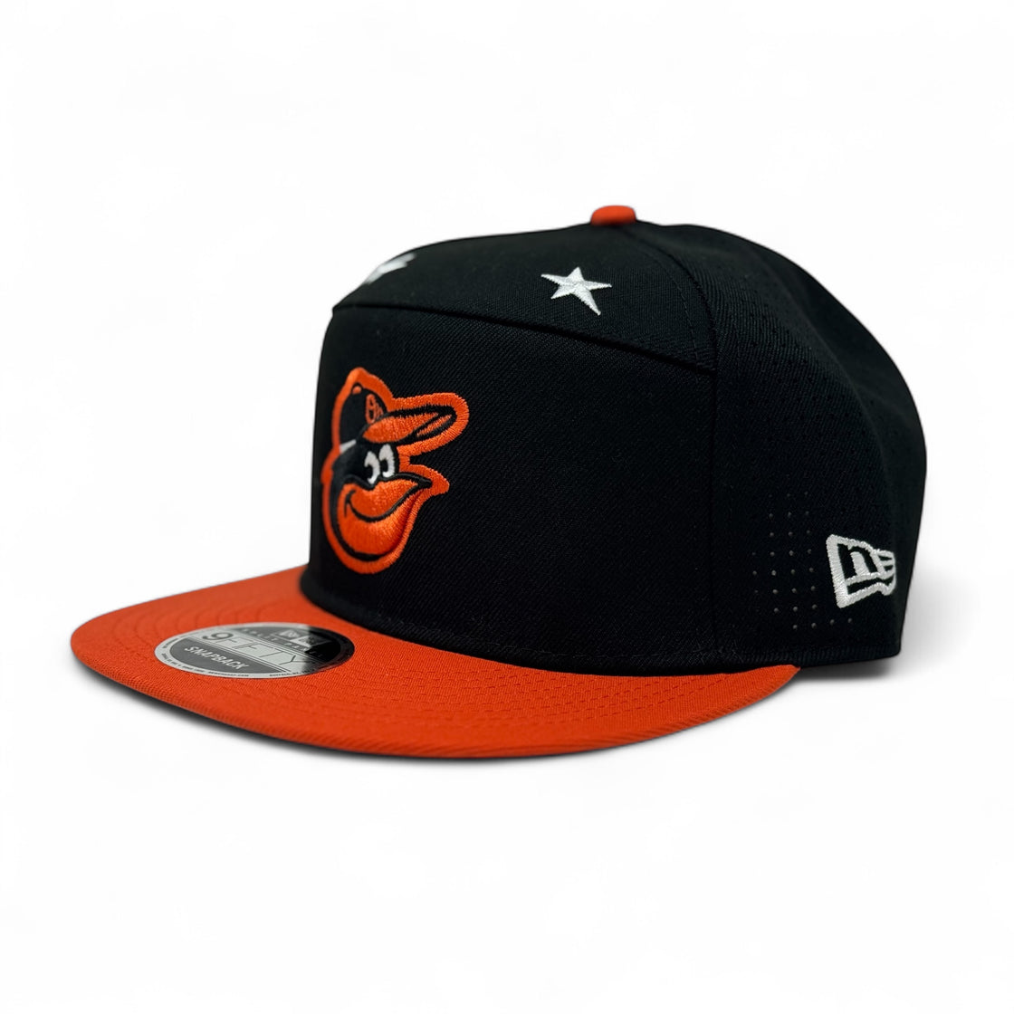 Baltimore Orioles 2025 All Star Game Split Panel on Field Snapback Hats