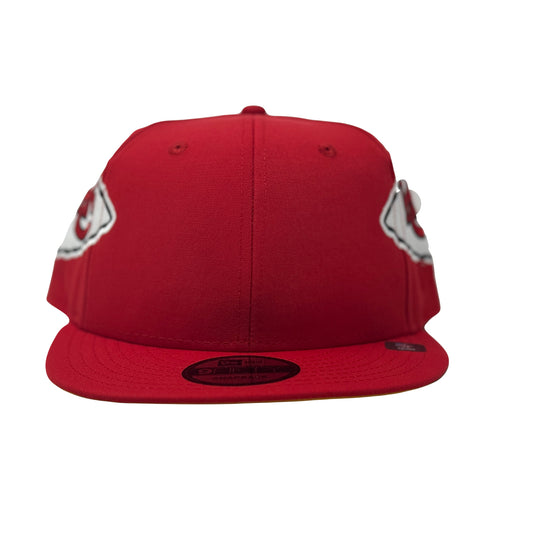 Kansas City Chiefs "Helmet Pack" Red 9Fifty New Era Snapback Hat
