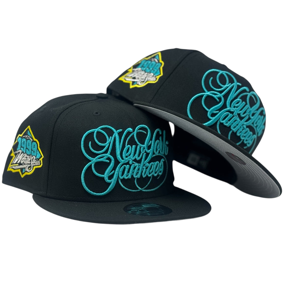 New York Yankees 1999 world Series Snapback Script Logo Hat ( Gamma 11)