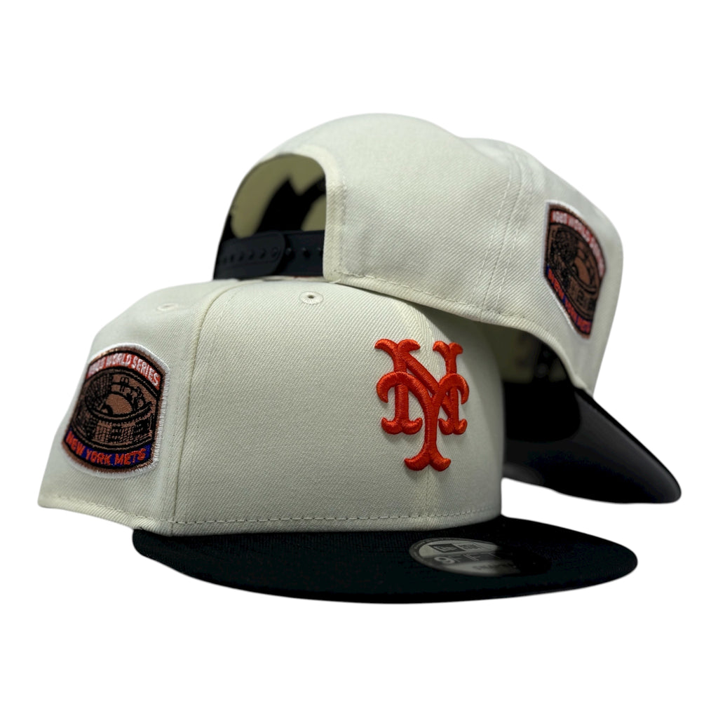New York Mets 1969 World Series Fitted Hats-Off White Black