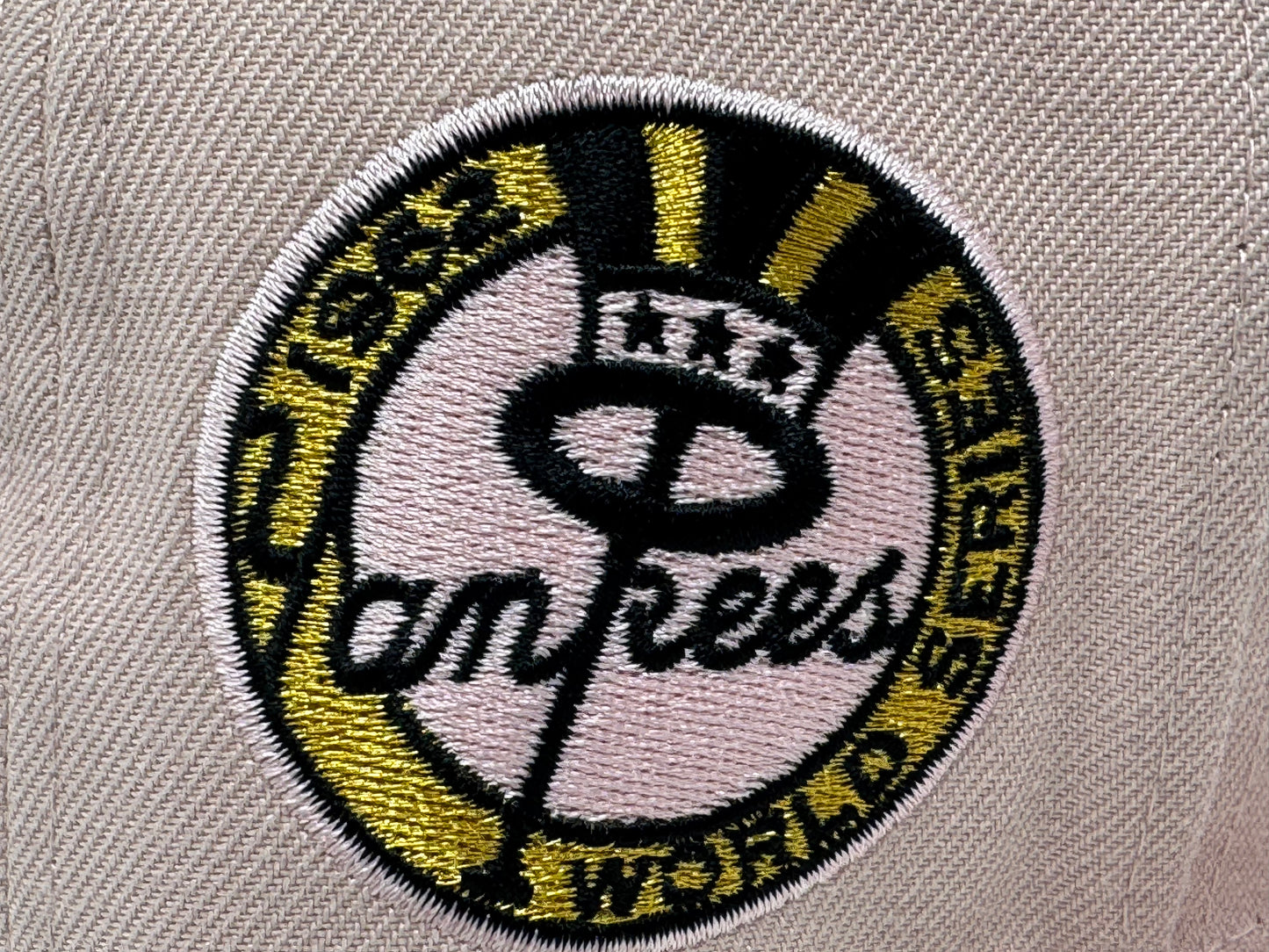 New York Yankees 1962 World Series Paisley Fitted Hat- Pink Rouge