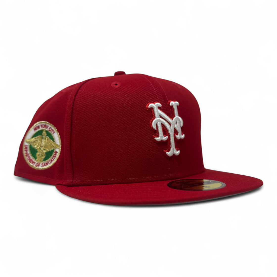 New York Mets Dept. Of Sanitation Fitted Hat-Red