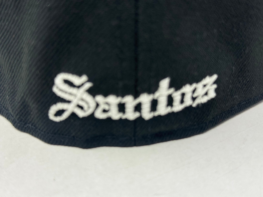 Santos Laguna Mexico Side Patch Fitted Hat-Black
