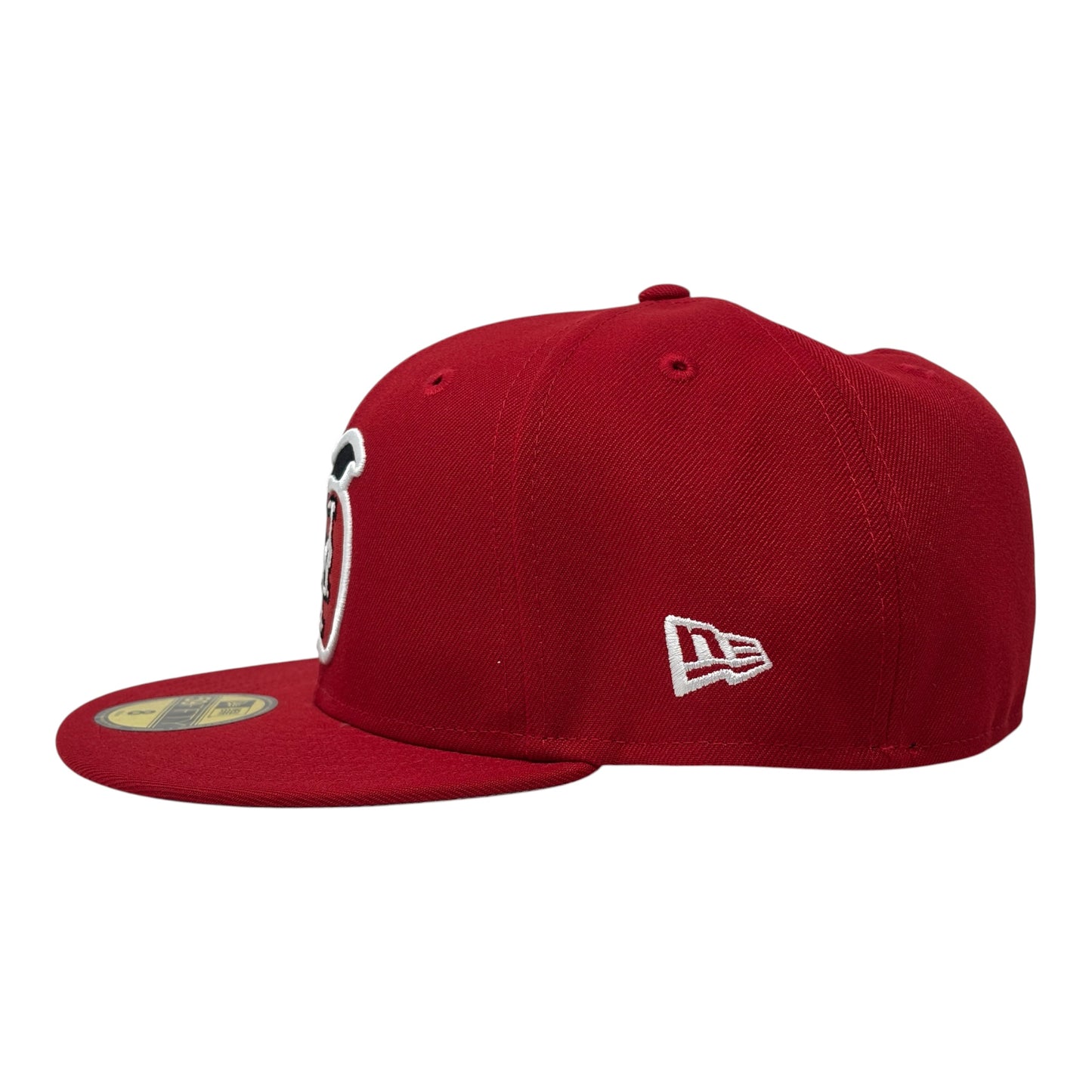 New York Mets 40th Anniversary Gray Brim New Era Fitted Hat-Red