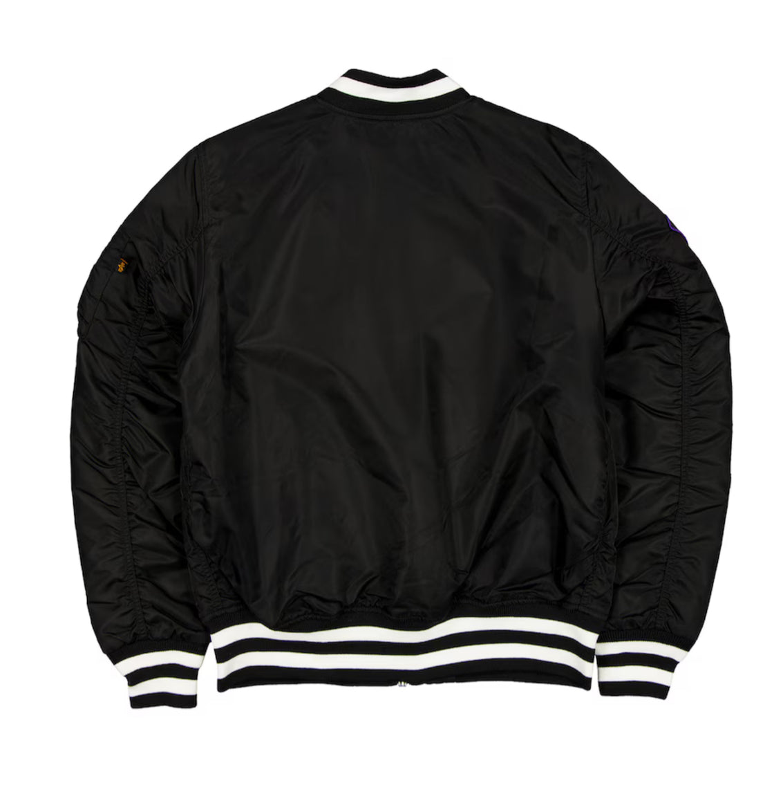 Las Vegas Raiders New Era x Alpha Industries Black MA-1 Full-Zip Bomber Jacket