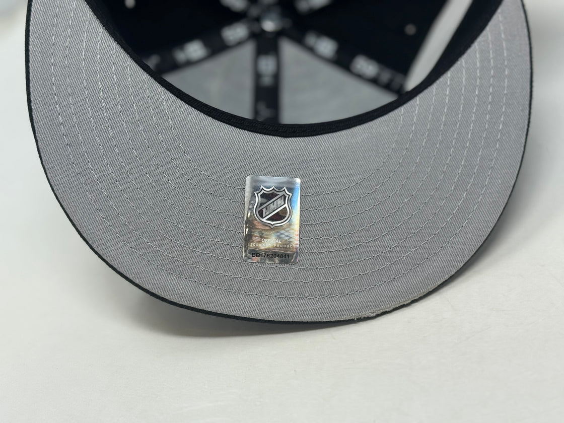 Chicago Blackhawks 59Fifty New Era Fitted Hats-Black