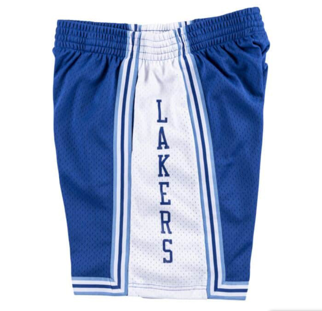 Los Angeles Lakers Mitchell & Ness Hardwood Classics Team Swingman Shorts