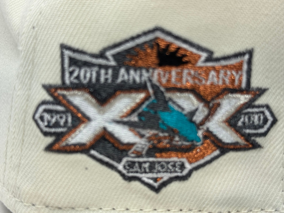 NHL San Jose Sharks 20th Anniversary 59FIFTY Fitted Hat