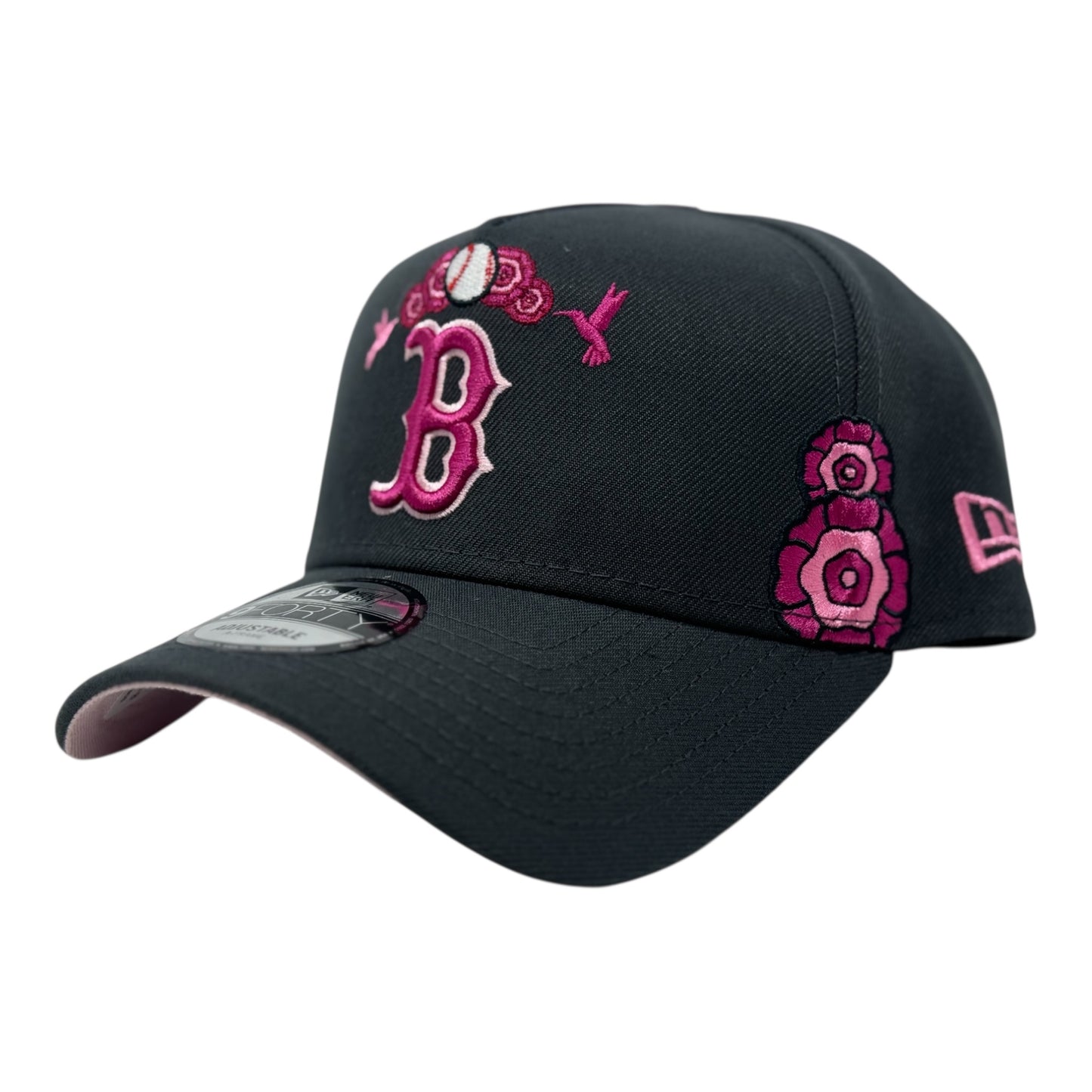 Boston Red Sox  Day of the Dead Graphite 9FORTY A-Frame Snapback