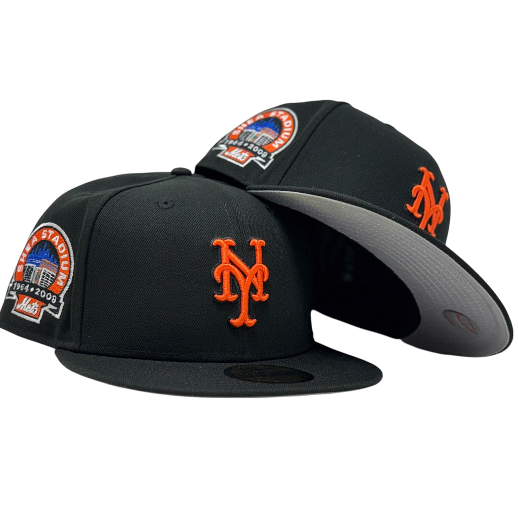 New York Mets Shea Stadium Fitted Hat-Black