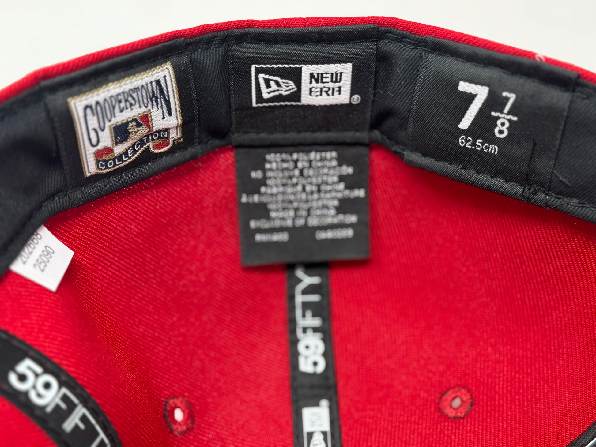 Montreal Expos Olympic Stadium Fitted Hats-Red Black