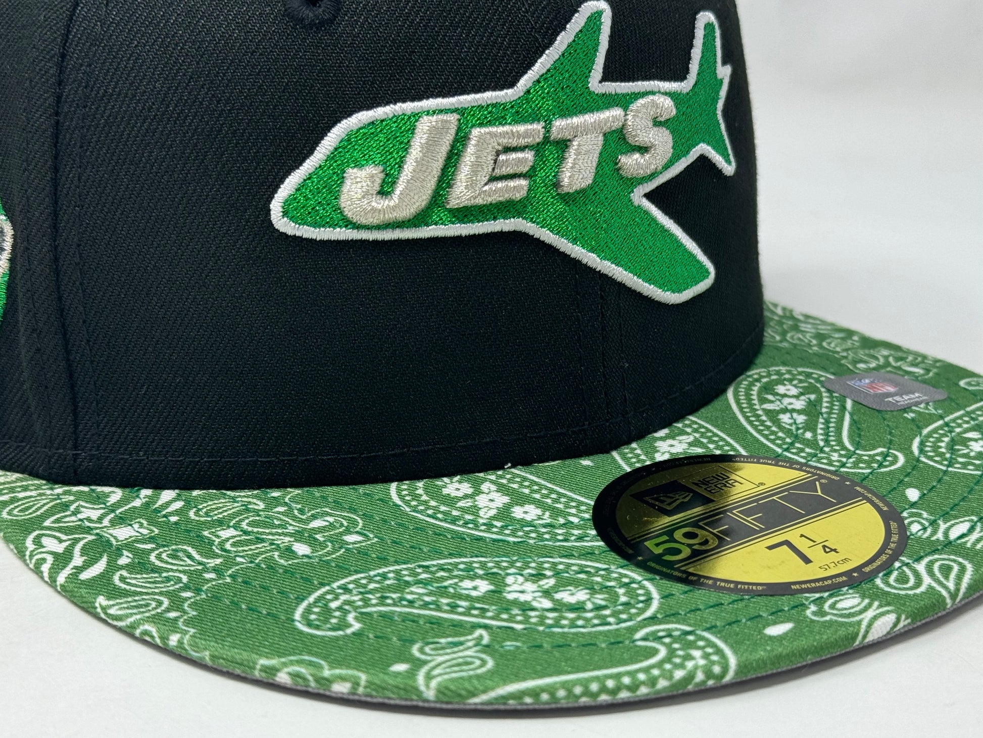 New York Jets NFL Paisley Collection 59Fifty New Era Fitted Hat