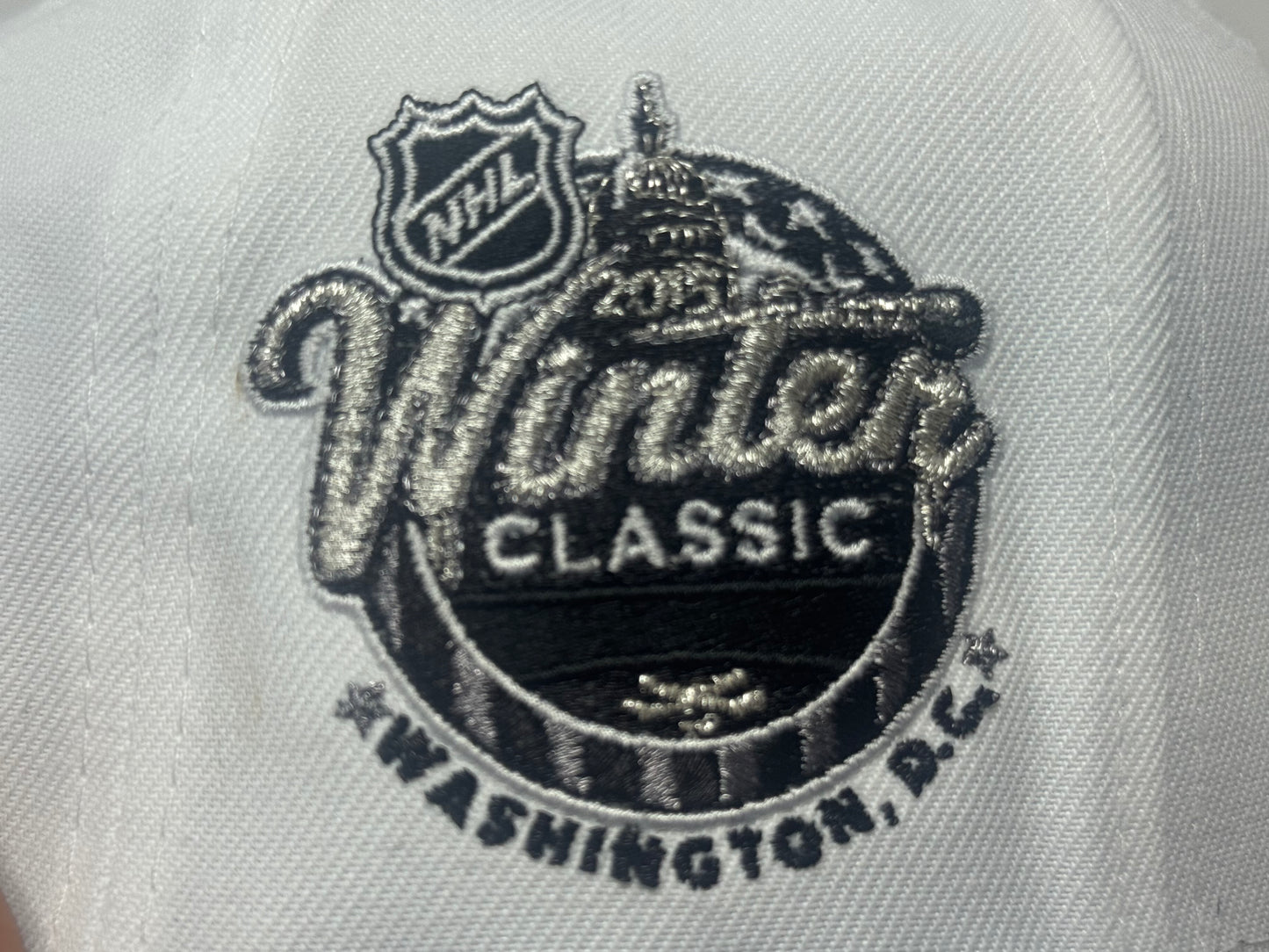 Chicago Blackhawks 2015 Winter Classic Fitted Hats-White Black