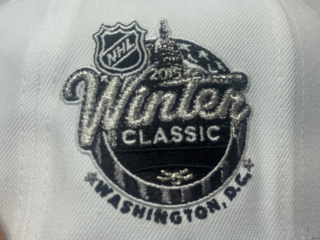 Chicago Blackhawks 2015 Winter Classic Fitted Hats-White Black