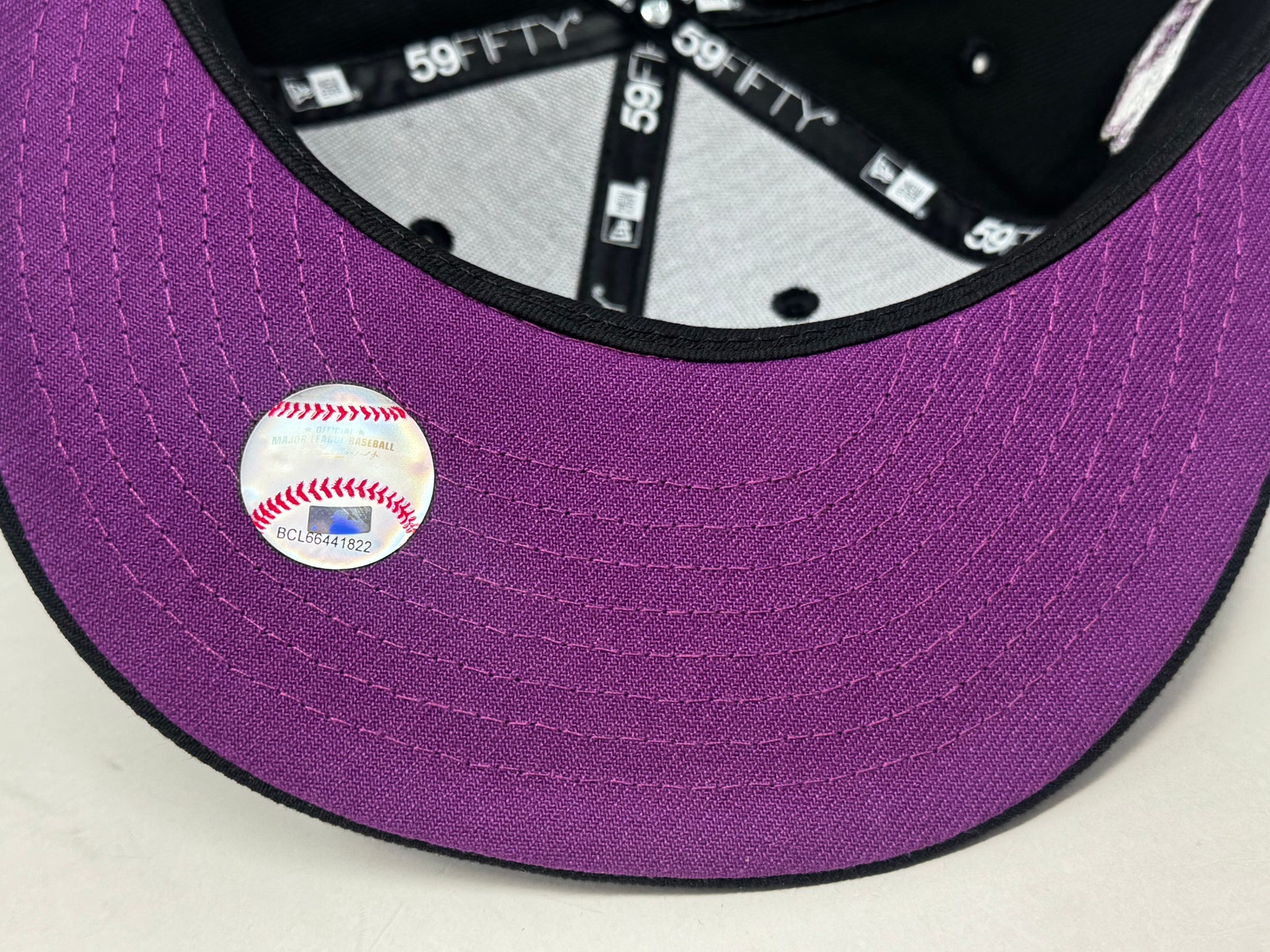 Los Angeles Dodgers 2025 World Series Champions Purple Brim Fitted Hats