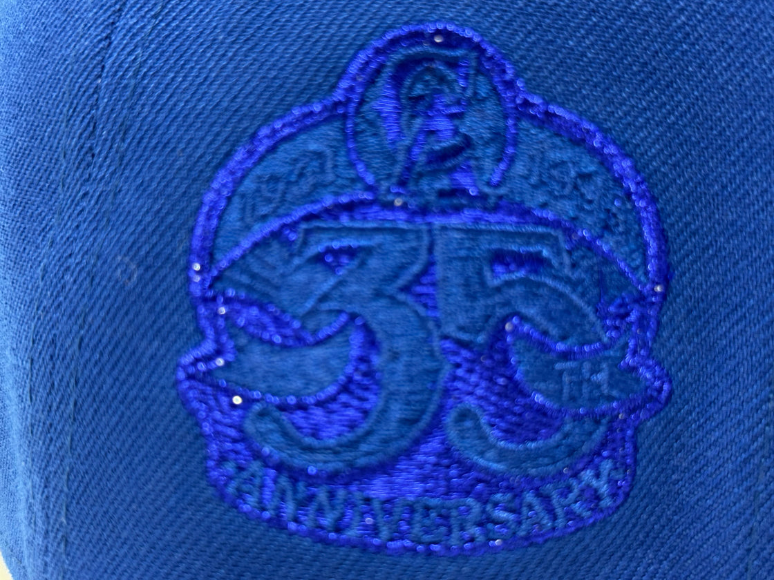 Los Angeles Angels 35th Anniversary Tonal Pack Fitted Hats-Royal