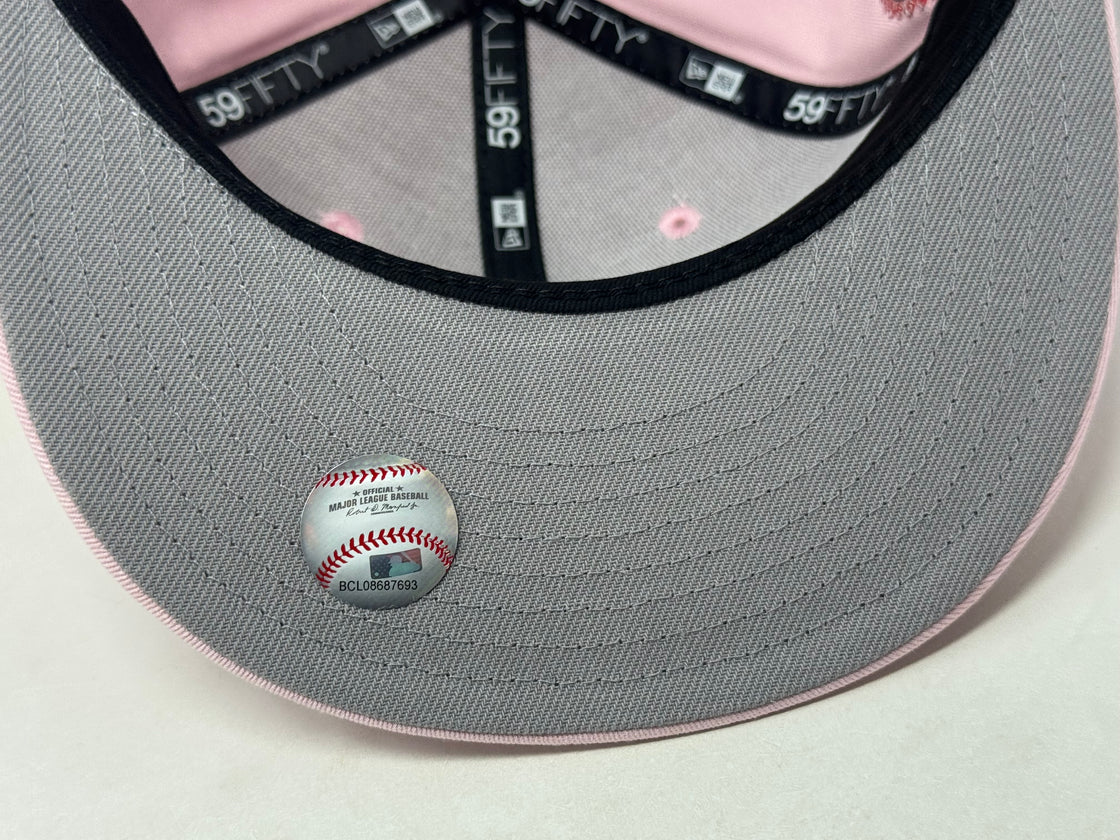 Baltimore Orioles 50th Anniversary Light Pink Fitted Hat