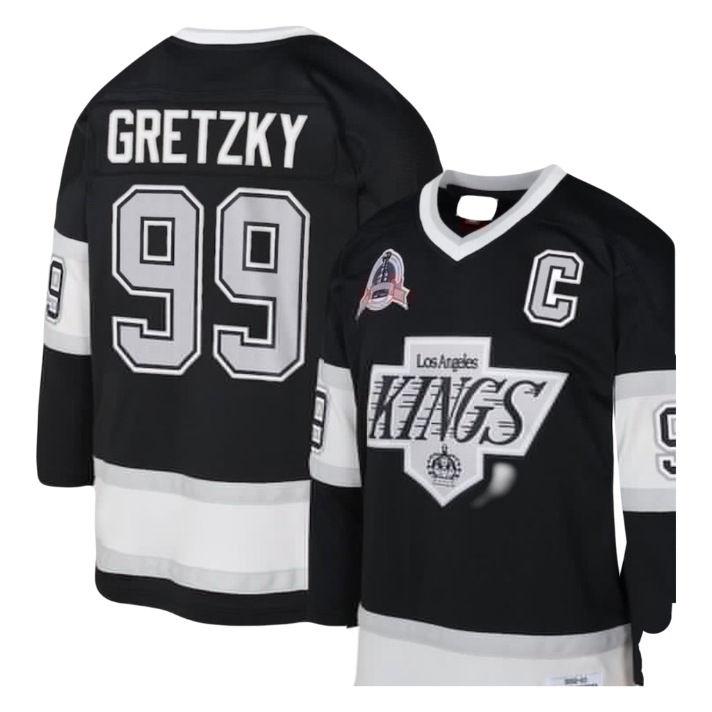 Los Angeles Kings Mitchell & Ness Wayne Gretzky 1992 Blue Line Player Jersey