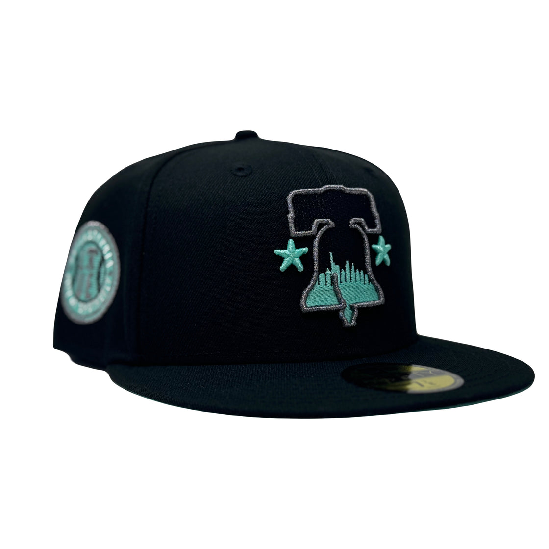 Philadelphia Phillies City Connect Logo Mint Green Brim Fitted Hats