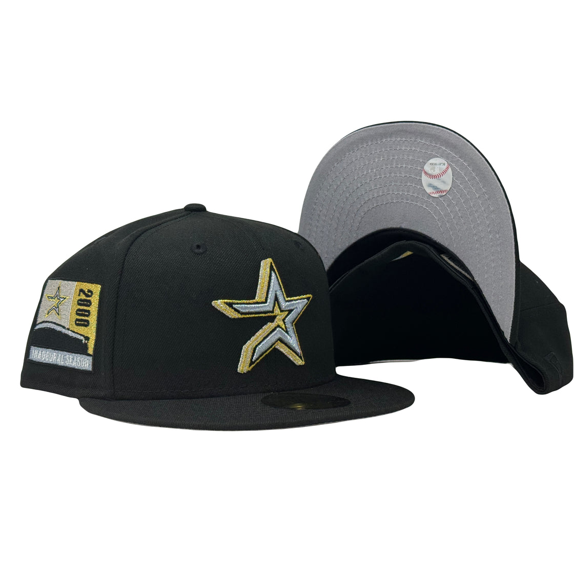 Houston Astros 2000 Inaugural Metallic Pack 59Fifty New Era Fitted Hat