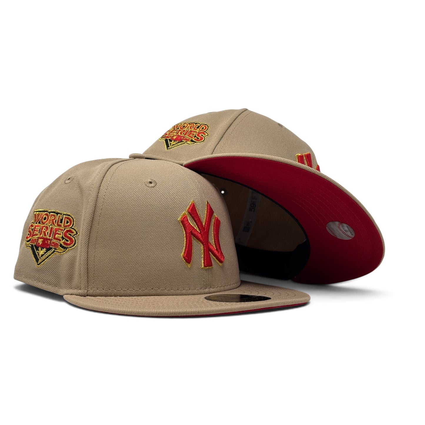 New York Yankees 2009 World Series Red Brim Fitted Ha-Camel