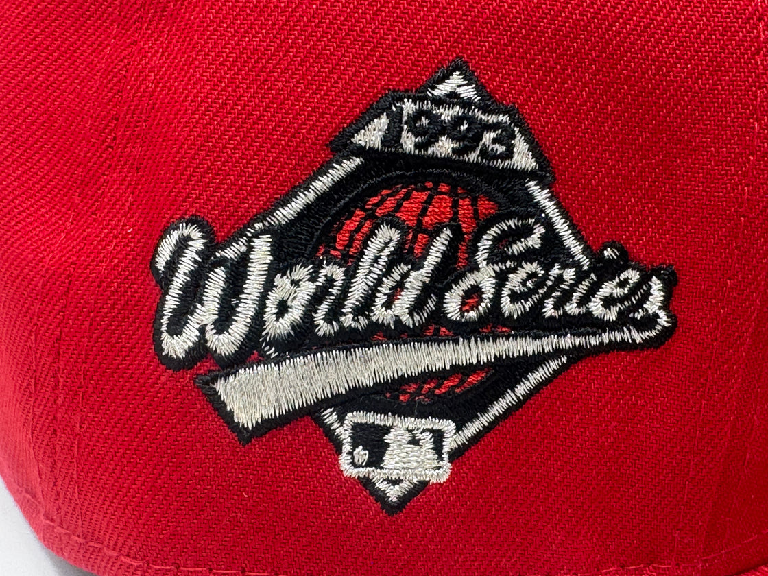 Toronto Blue Jays 1993 World Series Fitted Hats-Red