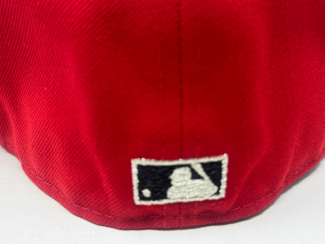 Los Angeles Angels 35th Anniversary Fitted Hat- Red Black