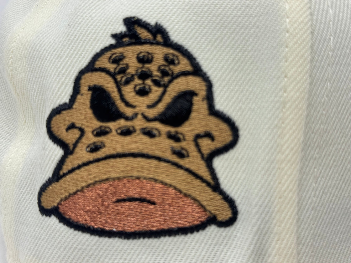 Anaheim Ducks Mascot Logo Fitted Hats-Chrome Real Tree