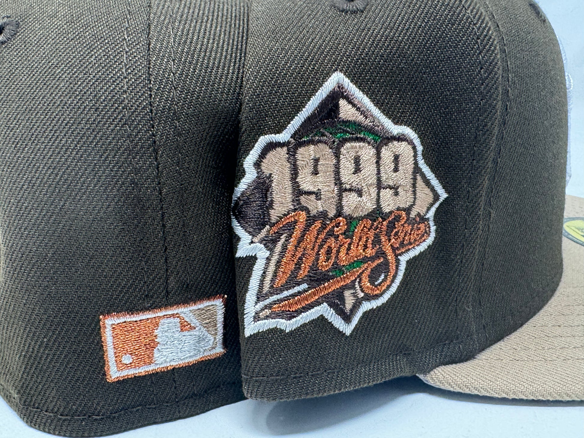 New York Yankees 1999 World Series Mocha Color 5950 New Era Fitted Hat