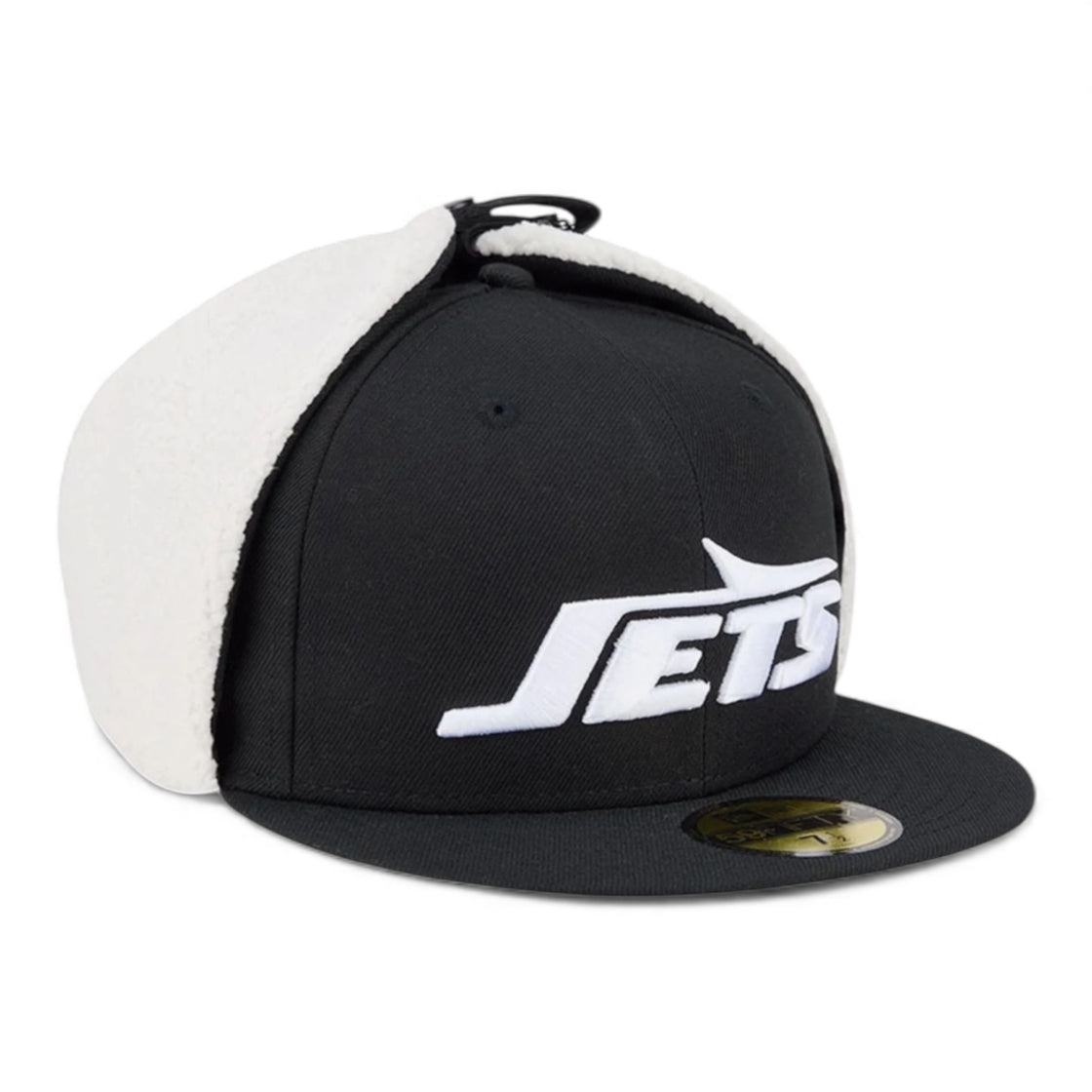 New York Jets NFL Classic Black Dogear 59FIFTY Fitted Cap