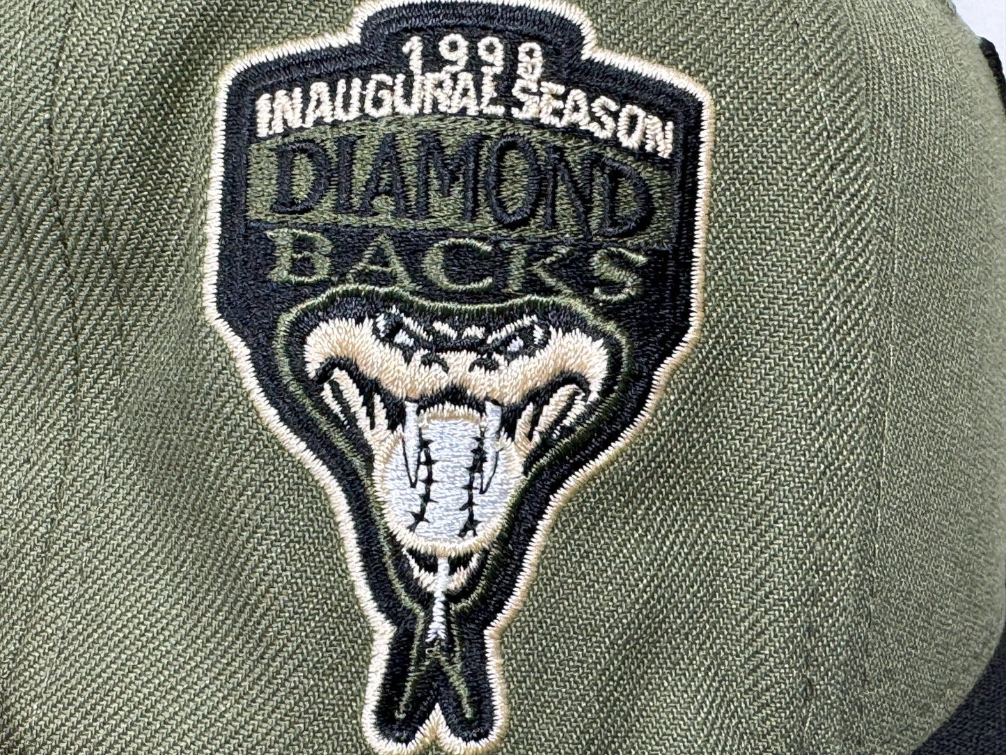 Arizona Diamondbacks 1998 Inaugural Season Upside Down Logo 59Fifty New Era Fitted Hat