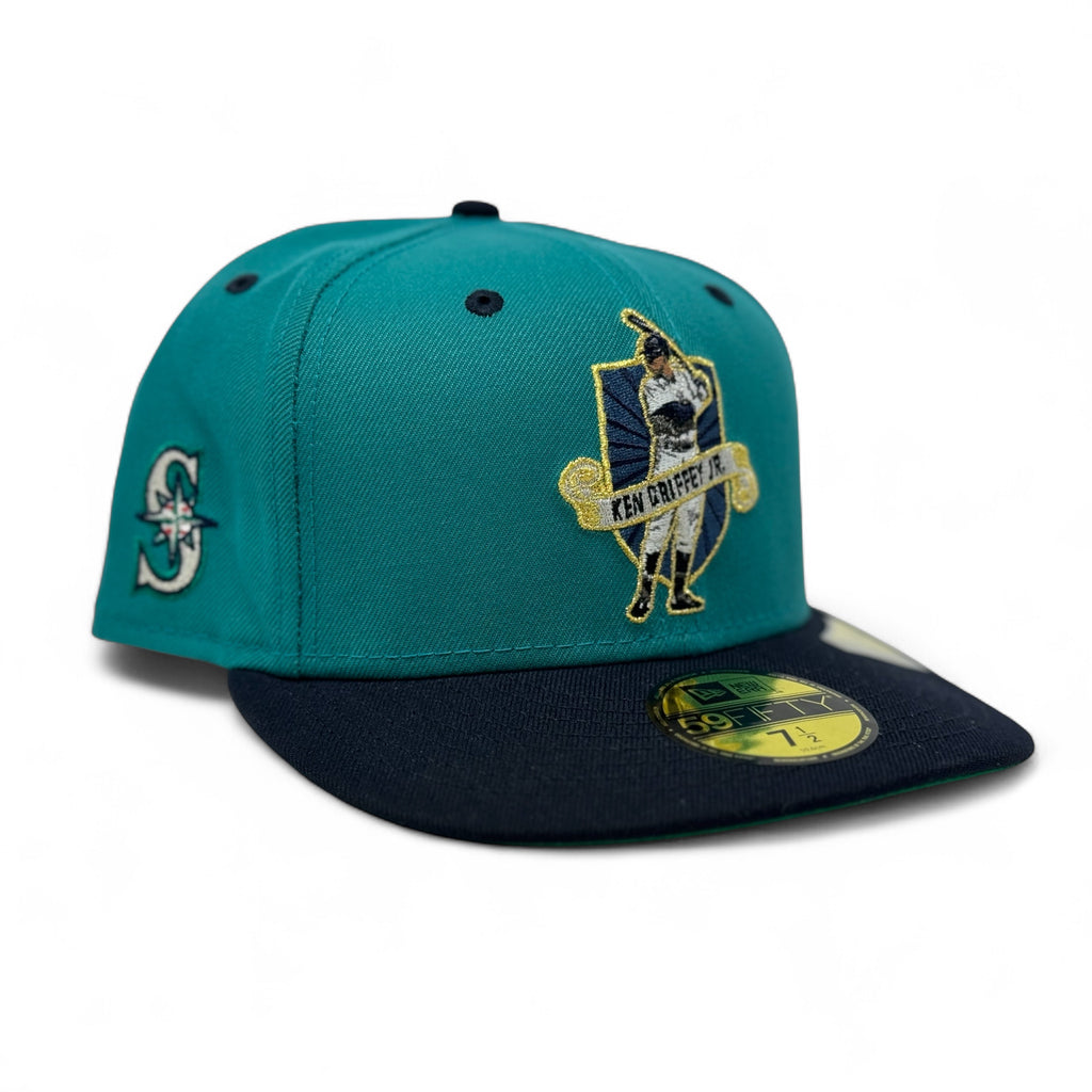 Seattle Mariners Ken Griffey Jr. Signature Series A Frame Fitted Hat