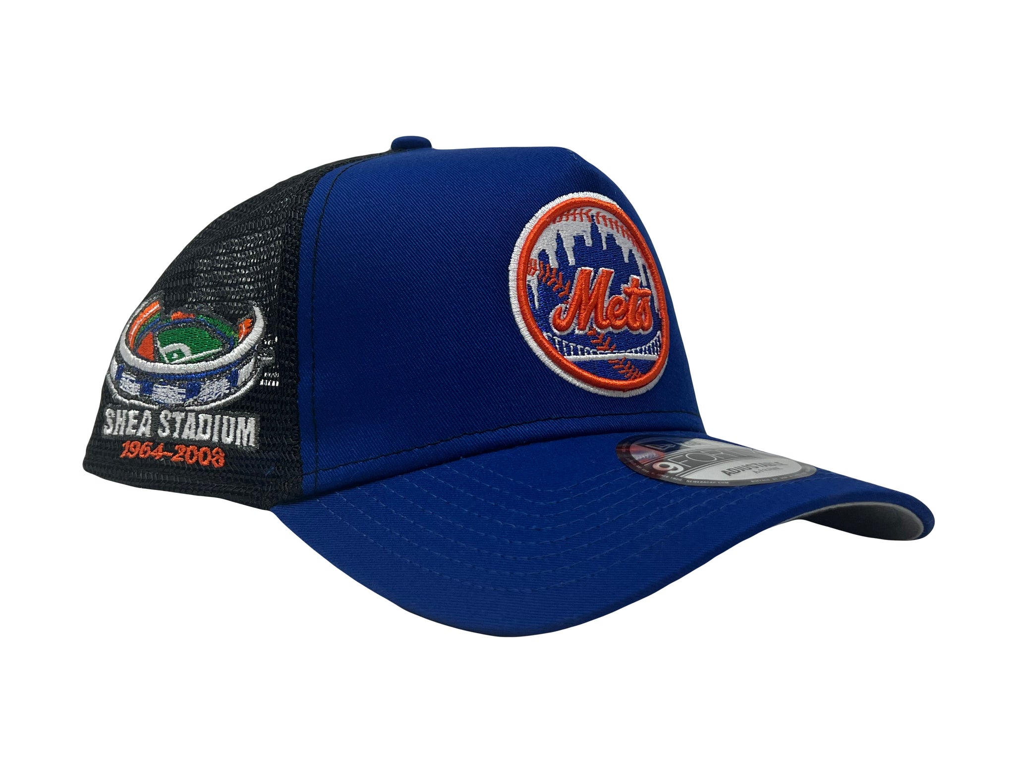 New York Mets New Era 2023 Spring Training Patch A-Frame Trucker 9FORTY  Snapback Hat - Blue