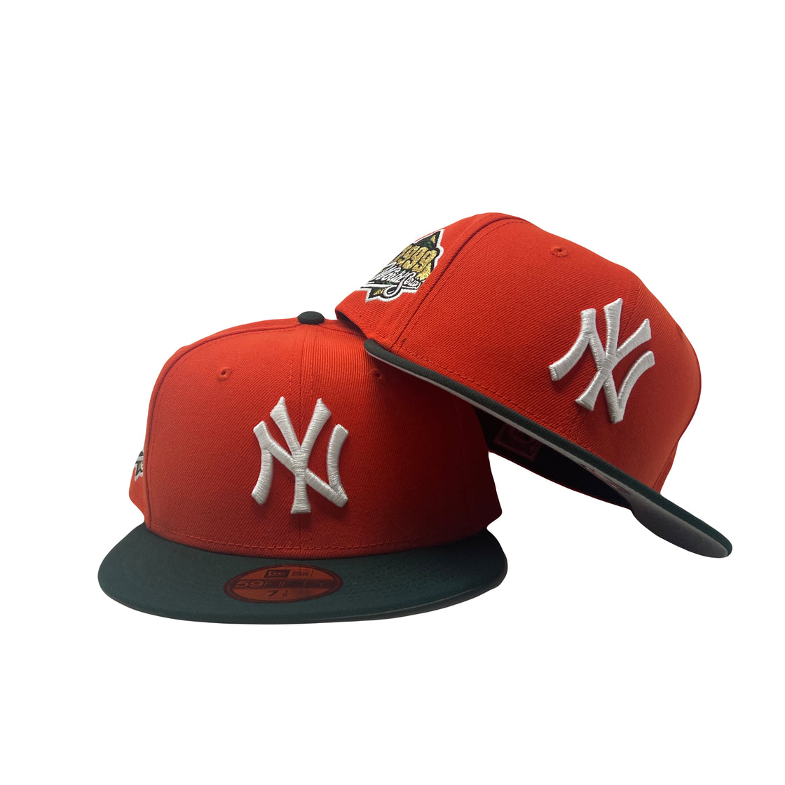 New York Yankees 1999 World Series Green Orange New Era Fitted Hat