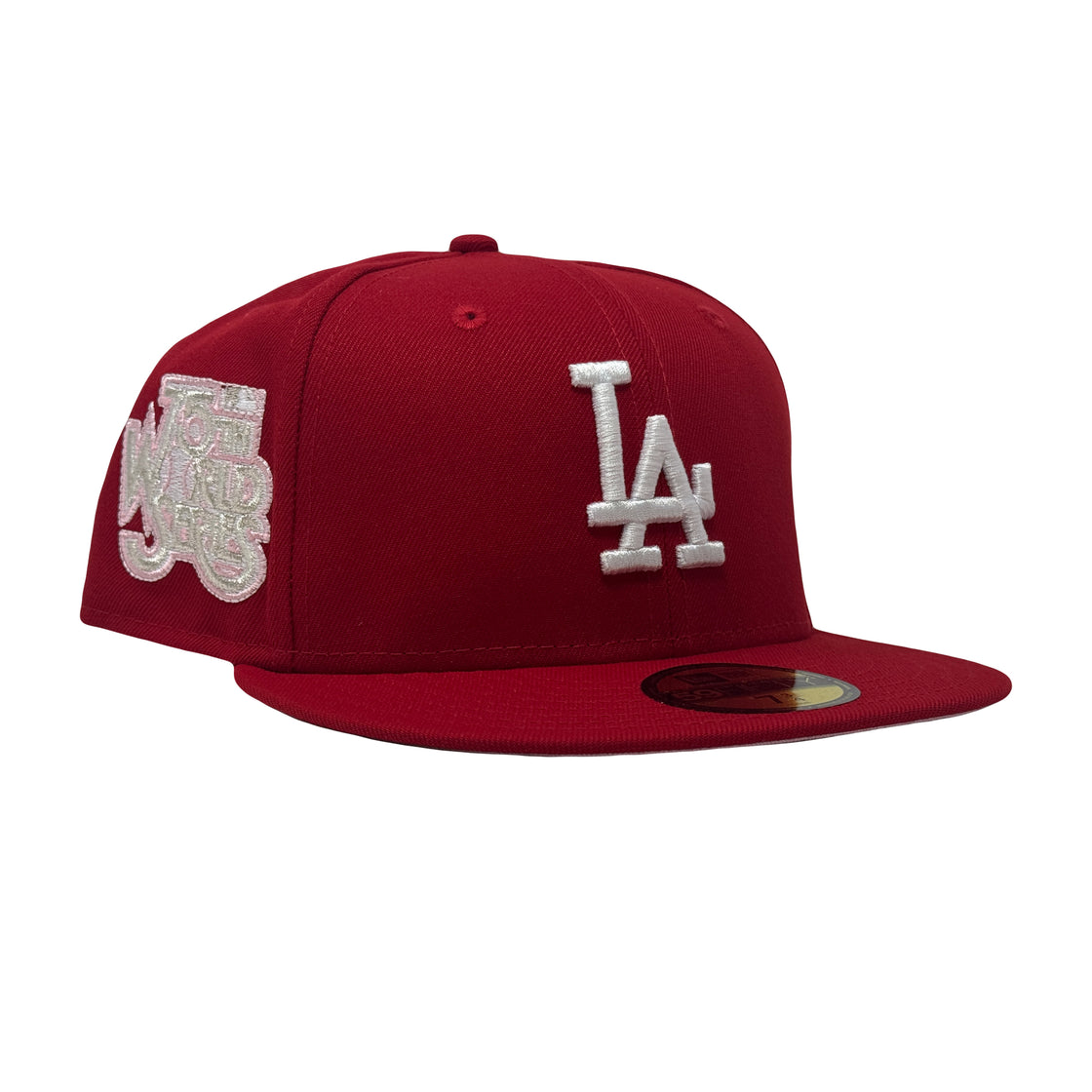 Los Angeles Dodgers 1978 World Series Red Pink Brim New Era Fitted Hat