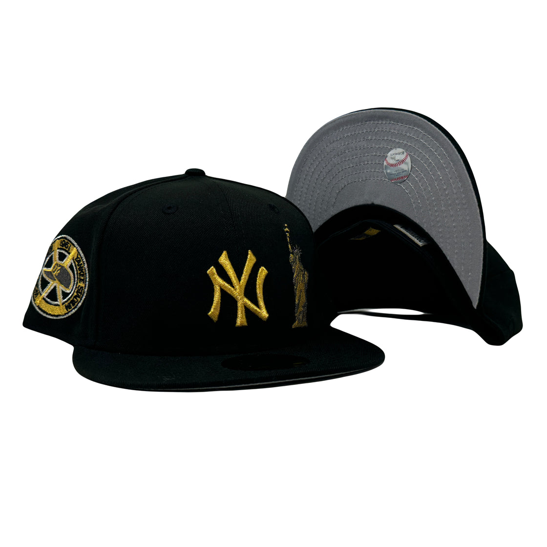 New York Yankees 1961 World Series Black Metallic Gold 59Fifty New Era Fitted Hat