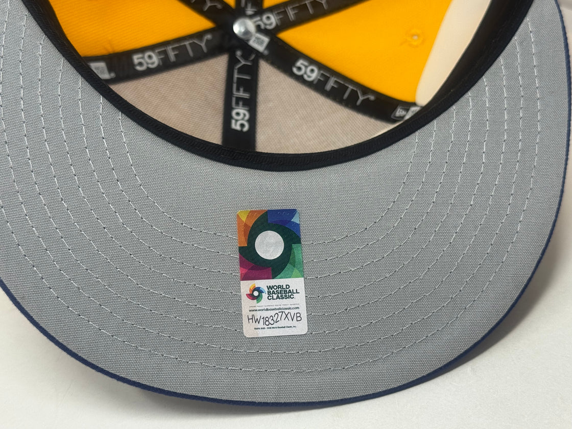 Colombia 2026 World Baseball Classic 59Fifty Fitted Hat-Yellow Royal
